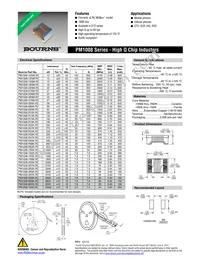 PM1008-R39K Datasheet Cover