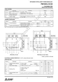 PM100CL1A120 Datasheet Page 3