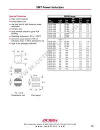 PM105-821K Datasheet Cover