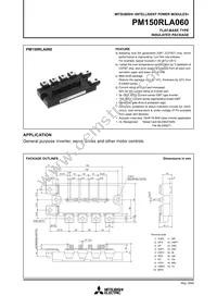 PM150RLA060 Datasheet Cover