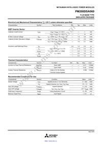 PM200DSA060 Datasheet Page 4