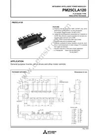 PM25CLA120 Datasheet Cover
