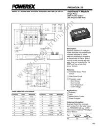 PM300DSA120 Datasheet Cover