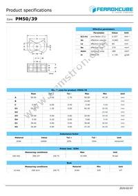 PM50/39-3C94 Datasheet Cover