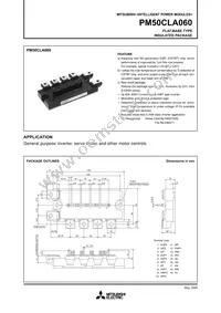 PM50CLA060 Datasheet Cover