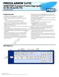 PM5324-FGI Datasheet Cover