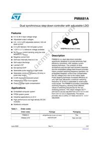 PM6681A Datasheet Cover