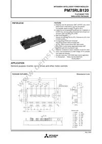 PM75RLB120 Datasheet Cover