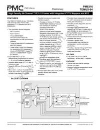 PM8316-PI Datasheet Cover