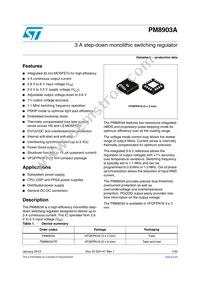 PM8903A Datasheet Cover