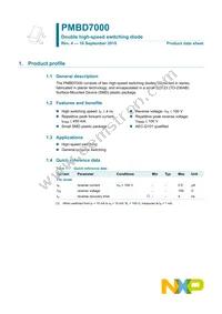 PMBD7000 Datasheet Page 2