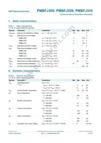 PMBFJ310 Datasheet Page 4
