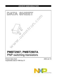 PMBT2907 Datasheet Cover