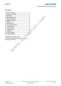 PMBT3904MB Datasheet Page 11