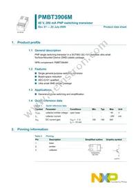 PMBT3906M Datasheet Page 2