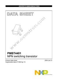 PMBT4401 Datasheet Page 2