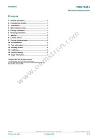 PMBT5551 Datasheet Page 8