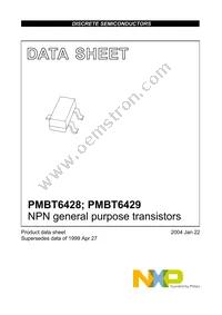 PMBT6428 Datasheet Page 2