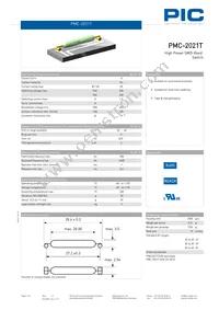 PMC-2021T3540 Datasheet Cover