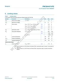 PMCM4401VPEZ Datasheet Page 3