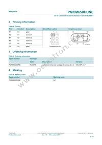 PMCM650CUNEZ Datasheet Page 2