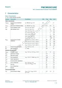 PMCM650CUNEZ Datasheet Page 7
