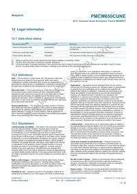 PMCM650CUNEZ Datasheet Page 15