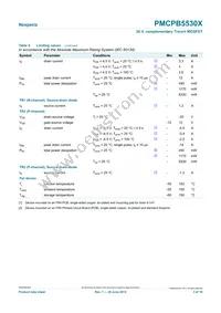 PMCPB5530X Datasheet Page 3