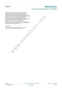 PMCXB1000UEZ Datasheet Page 19