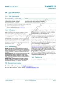 PMD4002K Datasheet Page 14