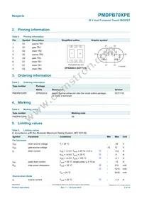 PMDPB70XPE Datasheet Page 2