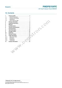 PMDPB70XPE Datasheet Page 15