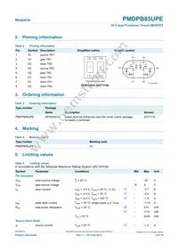 PMDPB85UPE Datasheet Page 2