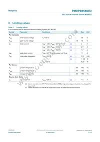 PMDPB95XNE2X Datasheet Page 3