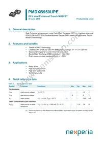 PMDXB950UPEZ Datasheet Cover