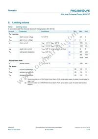 PMDXB950UPEZ Datasheet Page 3