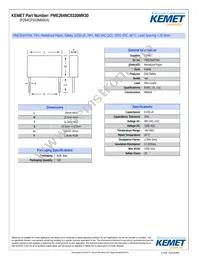 PME264NC5330MR30 Datasheet Cover