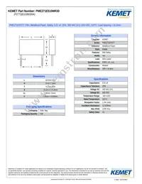 PME271E510MR30 Datasheet Cover