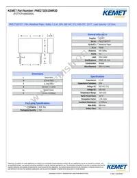 PME271E610MR30 Datasheet Cover