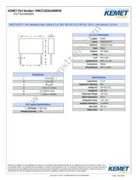 PME271ED6100MR30 Datasheet Cover
