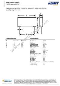 PME271Y447MR04 Datasheet Cover