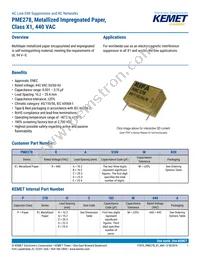 PME278RA4470MR30 Datasheet Cover