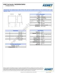 PME295RB4470MR30 Datasheet Cover