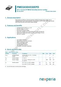 PMEG030V030EPDZ Datasheet Cover