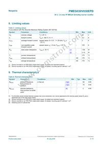 PMEG030V030EPDZ Datasheet Page 3