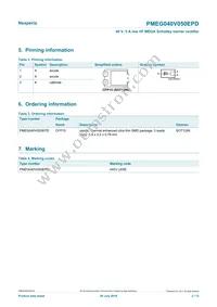 PMEG040V050EPDZ Datasheet Page 2