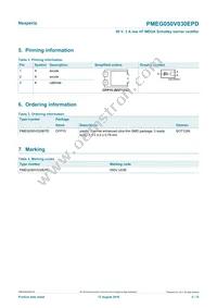 PMEG050V030EPDZ Datasheet Page 2