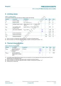 PMEG050V030EPDZ Datasheet Page 3