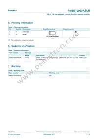 PMEG10020AELRX Datasheet Page 2