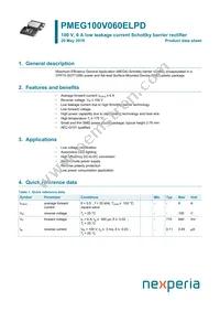 PMEG100V060ELPDAZ Datasheet Cover